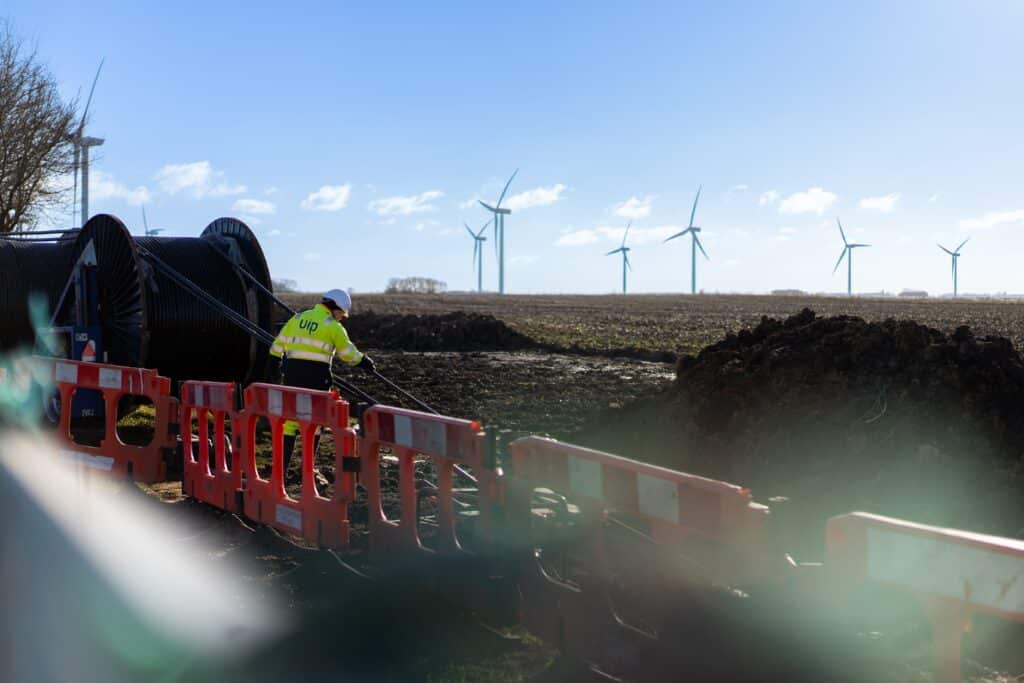 Coldham Solar Farm 2 Fibre Optic Cable Installation at Coldham Solar Farm | UIP
